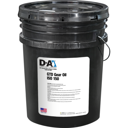 D-A LUBRICANT CO D-A GTD Gear Oil ISO 150 - 35 Lb Plastic Pail 13328LB